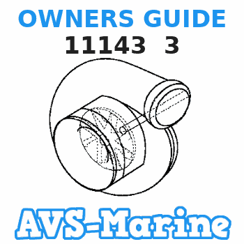 11143 3 OWNERS GUIDE Mariner 