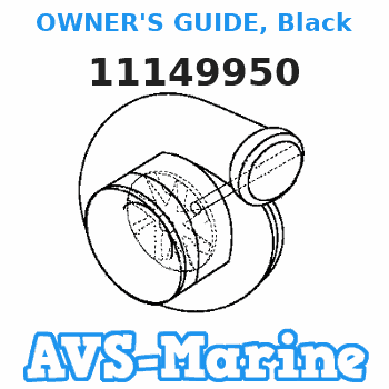 11149950 OWNER'S GUIDE, Black Mariner 