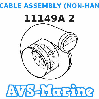 11149A 2 CABLE ASSEMBLY (NON-HANDLE) Mariner 