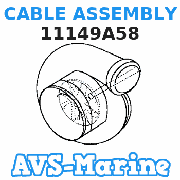 11149A58 CABLE ASSEMBLY Mariner 