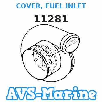11281 COVER, FUEL INLET Mariner 