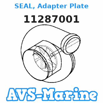 11287001 SEAL, Adapter Plate Mariner 