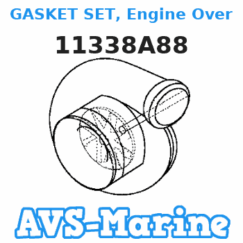 11338A88 GASKET SET, Engine Overhaul Mariner 