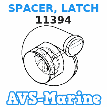 11394 SPACER, LATCH Mariner 