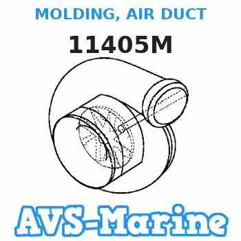 11405M MOLDING, AIR DUCT Mariner 