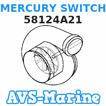 58124A21 MERCURY SWITCH Mariner 