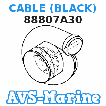 88807A30 CABLE (BLACK) Mariner 