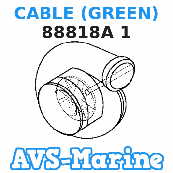 88818A 1 CABLE (GREEN) Mariner 