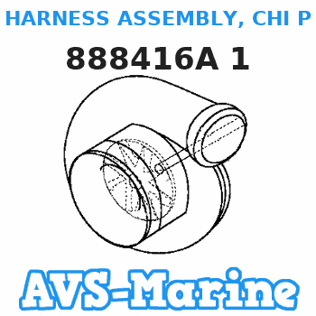 888416A 1 HARNESS ASSEMBLY, CHI Power Mariner 
