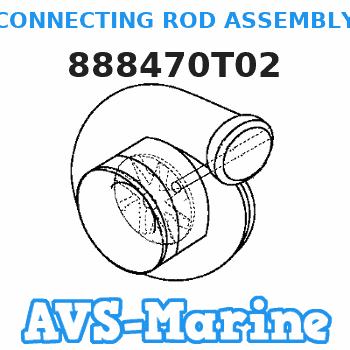 888470T02 CONNECTING ROD ASSEMBLY Mariner 