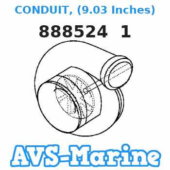 888524 1 CONDUIT, (9.03 Inches) Mariner 