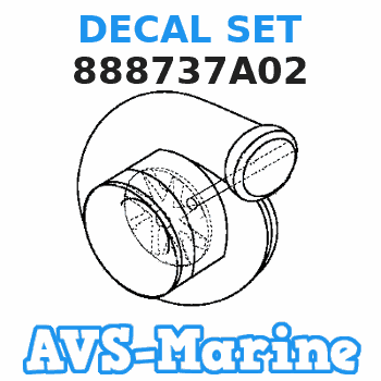 888737A02 DECAL SET Mariner 