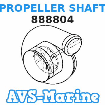 888804 PROPELLER SHAFT Mariner 