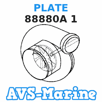 88880A 1 PLATE Mariner 