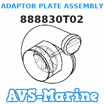 888830T02 ADAPTOR PLATE ASSEMBLY Mariner 