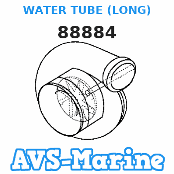 88884 WATER TUBE (LONG) Mariner 
