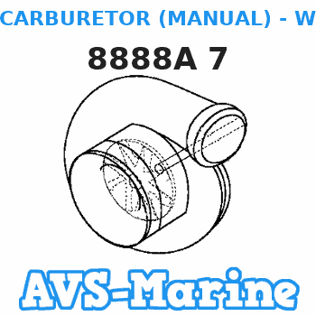 8888A 7 CARBURETOR (MANUAL) - WMC-24 Mariner 