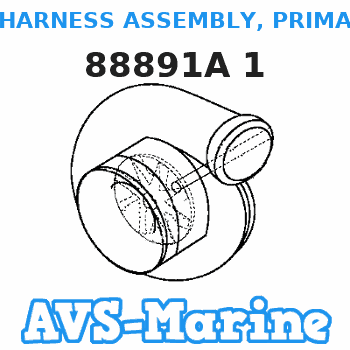 88891A 1 HARNESS ASSEMBLY, PRIMARY Mariner 