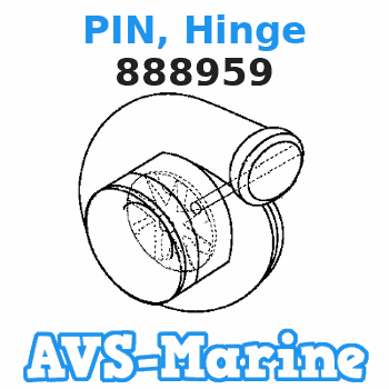 888959 PIN, Hinge Mariner 