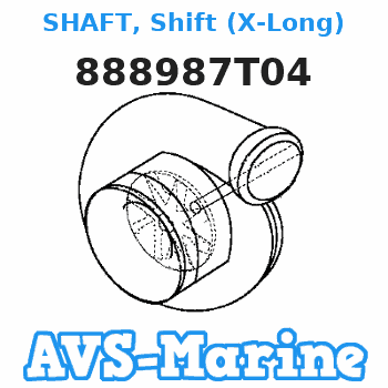 888987T04 SHAFT, Shift (X-Long) Mariner 