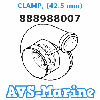888988007 CLAMP, (42.5 mm) Mariner 