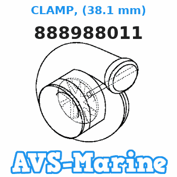 888988011 CLAMP, (38.1 mm) Mariner 