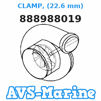 888988019 CLAMP, (22.6 mm) Mariner 