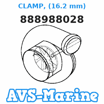 888988028 CLAMP, (16.2 mm) Mariner 