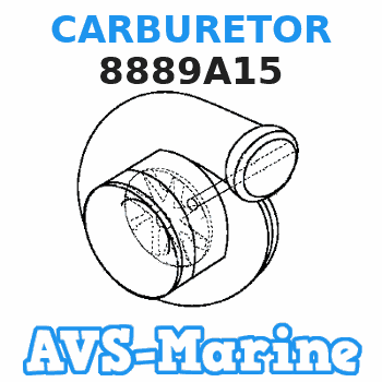 8889A15 CARBURETOR Mariner 
