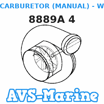8889A 4 CARBURETOR (MANUAL) - WMC-11 Mariner 