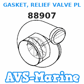 88907 GASKET, RELIEF VALVE PLATE Mariner 