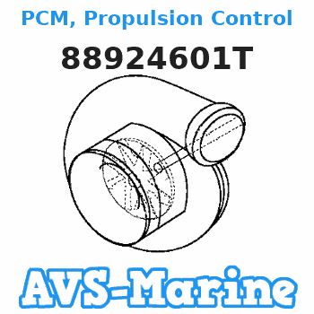 88924601T PCM, Propulsion Control Module Mariner 