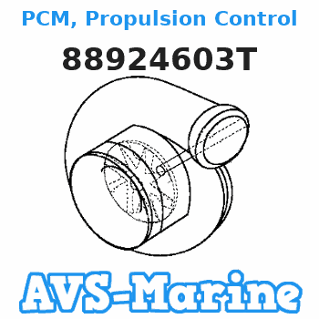88924603T PCM, Propulsion Control Module Mariner 
