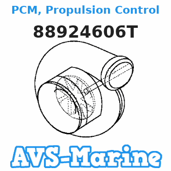 88924606T PCM, Propulsion Control Module Mariner 