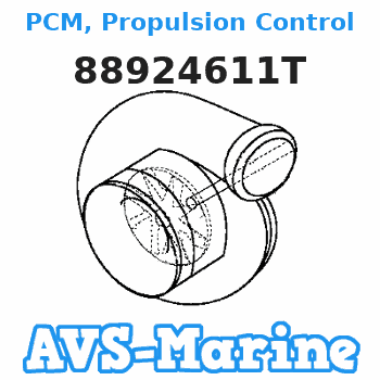 88924611T PCM, Propulsion Control Module Mariner 