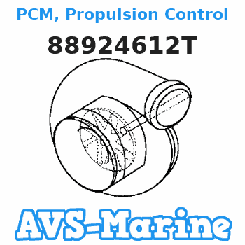 88924612T PCM, Propulsion Control Module Mariner 