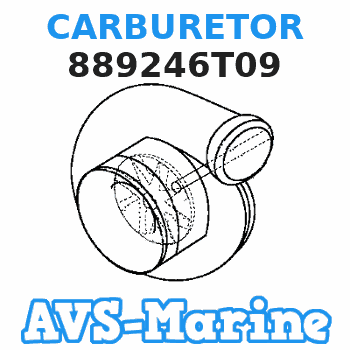 889246T09 CARBURETOR Mariner 