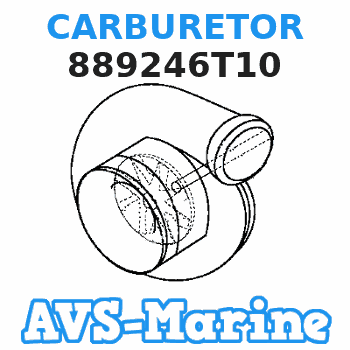 889246T10 CARBURETOR Mariner 