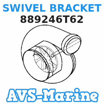 889246T62 SWIVEL BRACKET Mariner 