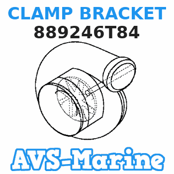 889246T84 CLAMP BRACKET Mariner 