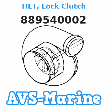 889540002 TILT, Lock Clutch Mariner 