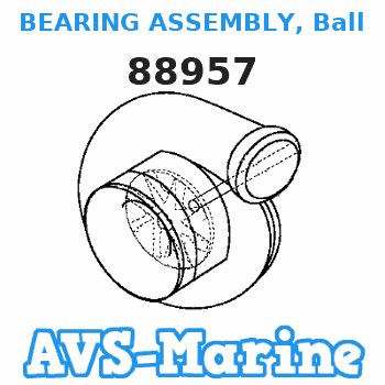 88957 BEARING ASSEMBLY, Ball Mariner 