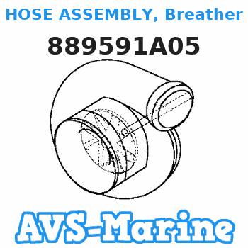 889591A05 HOSE ASSEMBLY, Breather Mariner 