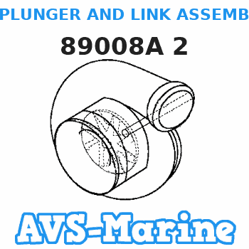 89008A 2 PLUNGER AND LINK ASSEMBLY Mariner 