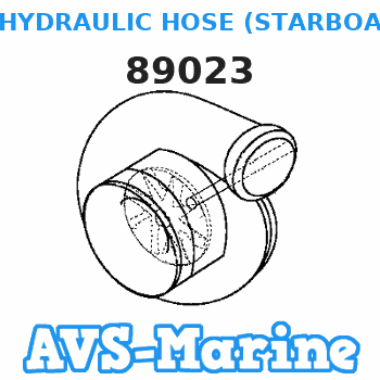 89023 HYDRAULIC HOSE (STARBOARD) Mariner 