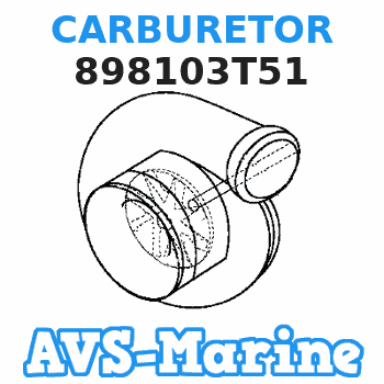 898103T51 CARBURETOR Mariner 