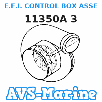 11350A 3 E.F.I. CONTROL BOX ASSEMBLY Mercruiser 