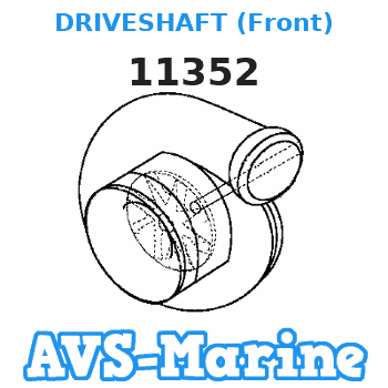 11352 DRIVESHAFT (Front) Mercruiser 