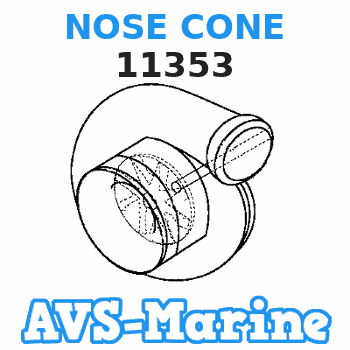 11353 NOSE CONE Mercruiser 