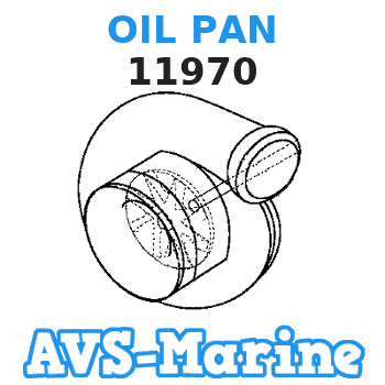 11970 OIL PAN Mercruiser 